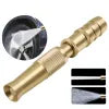 Brass Spray Nozzle Adjustable High Pressure  &😊Copper Nozzle Water Nozzle Garden Spray 4 Mode High Pressure Brass Direct & 🔥Household Brass Water Gun Spray Nozzle Adjustable High Pressure