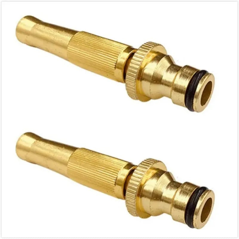 Brass Spray Nozzle Adjustable High Pressure  &😊Copper Nozzle Water Nozzle Garden Spray 4 Mode High Pressure Brass Direct & 🔥Household Brass Water Gun Spray Nozzle Adjustable High Pressure