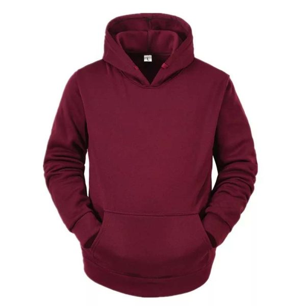 Men's Long Sleeve Solid Color Sweatshirt - Casual & Comfortable Fashion