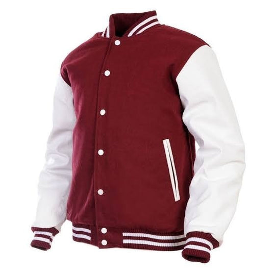 Classic Varsity Baseball Jacket – Timeless Sporty Style | Premium Wool Blend Varsity Jacket for Men